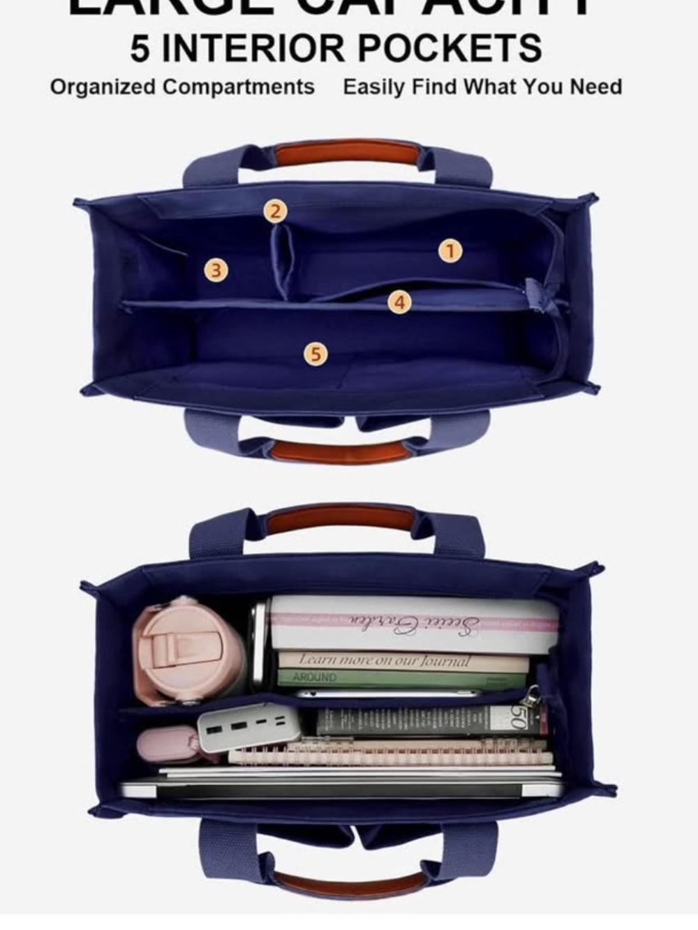 Computer/ Laptop Tote bag - Picture 2 of 10